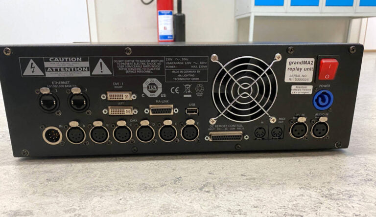 MA Lighting grandMA2 RPU – 4,096-parameter replay unit