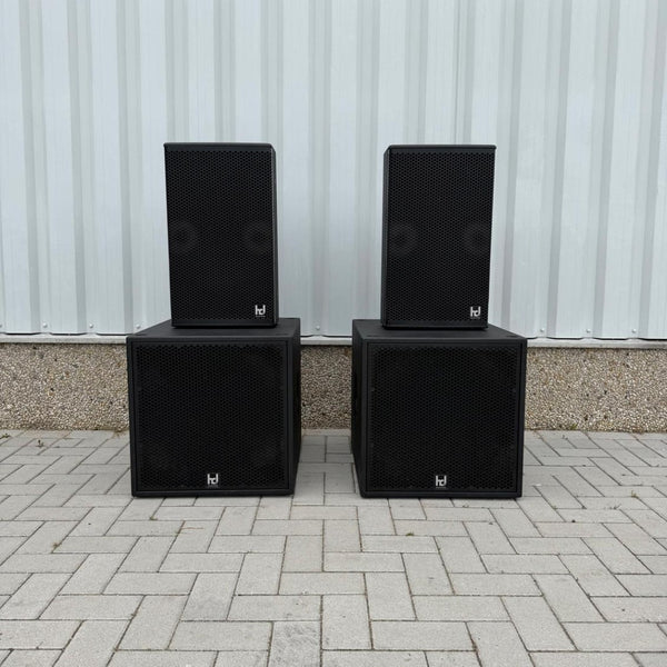 Harmonic Design HD MP12 + HD P18 Bundle – 2 tops, 2 subs