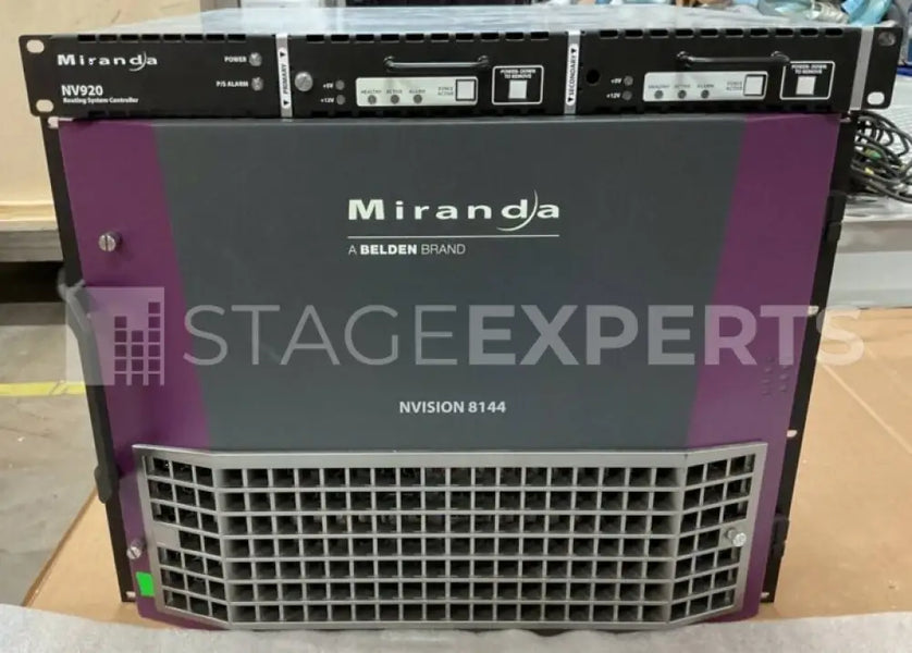 Belden Miranda NV8144 HD‑SDI Router Bundle + Multiviewer