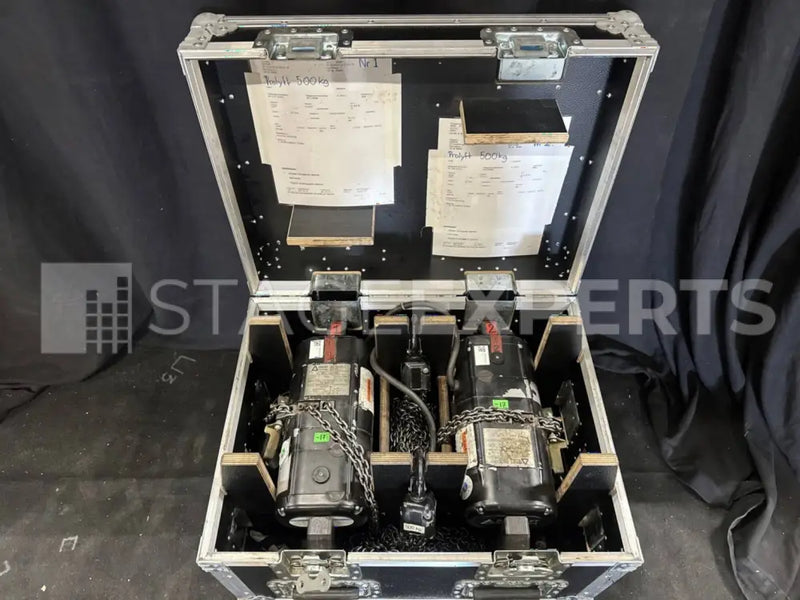 Prolyft 500 kg Electric Chain Hoists (Pair) – 15 m Lift
