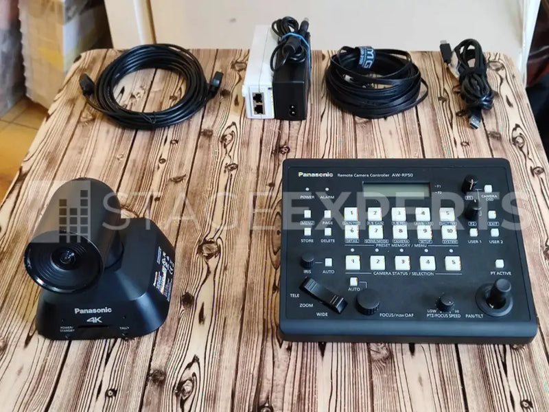 Panasonic AW‑UE4 + AW‑RP50 PTZ Bundle | 4K, IP Control