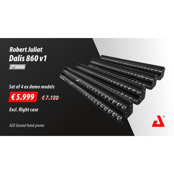 Robert Juliat Dalis 860 V1 Set of 4 LED Cyc/Footlights Pack