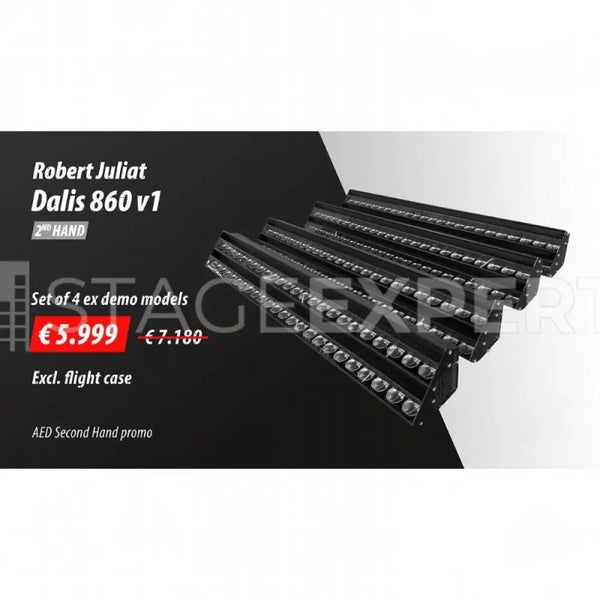 Robert Juliat Dalis 860 V1 Set of 4 LED Cyc/Footlights Pack