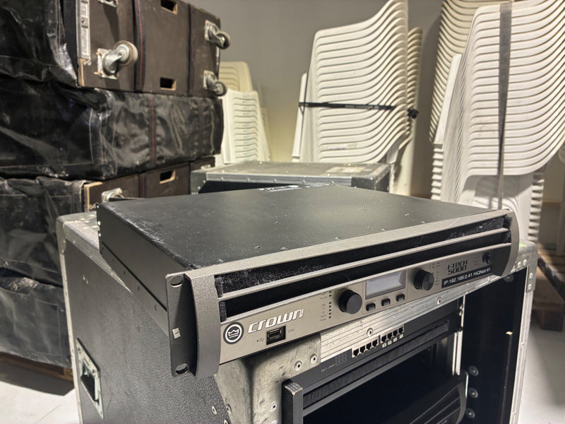 Crown iTech 5000HD System Amplifier with DSP and Networking