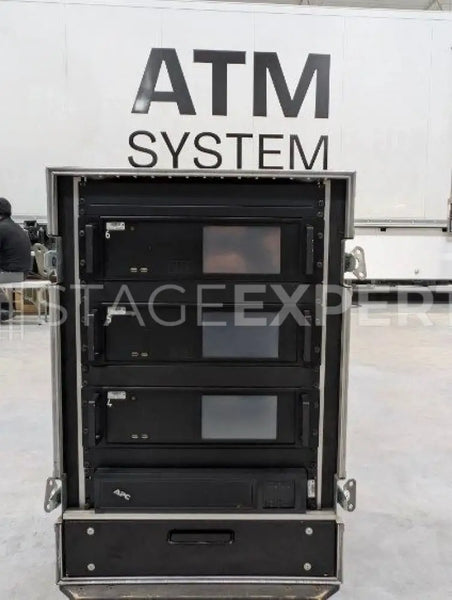 MA Lighting grandMA2 NPU Rack (3) with UPS and Flight Case