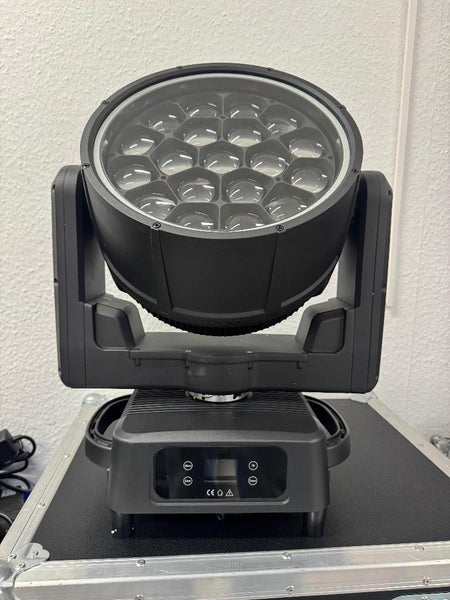 FOS Hydor Wash 19x40W Moving Heads – Pair with Case