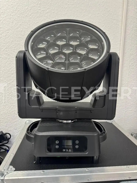 FOS Hydor Wash 19x40W Moving Heads – Pair with Case