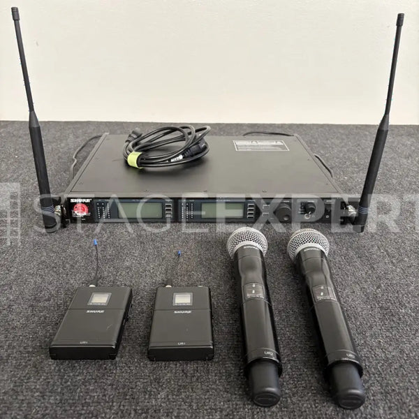 Shure UR4D+ Dual Wireless Set P8 710–790MHz, 2x UR1, 2x UR2