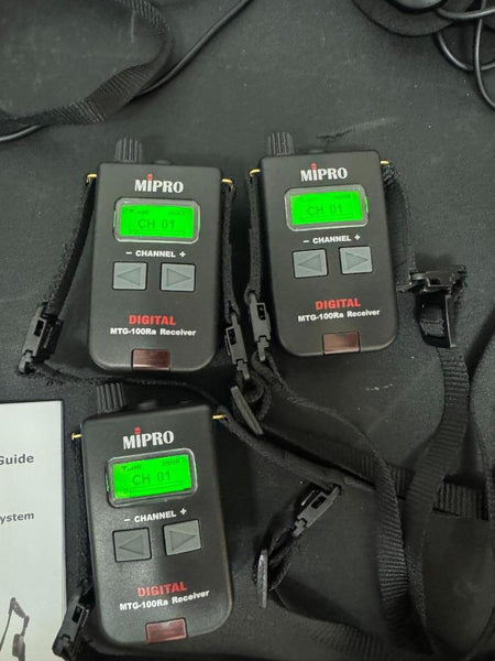 Mipro MTG-100 Digital Tour Guide System – Complete Set