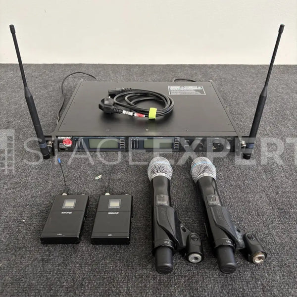 Shure UR4D+ Dual Wireless Set with UR1 & UR2 Beta87 (P8)