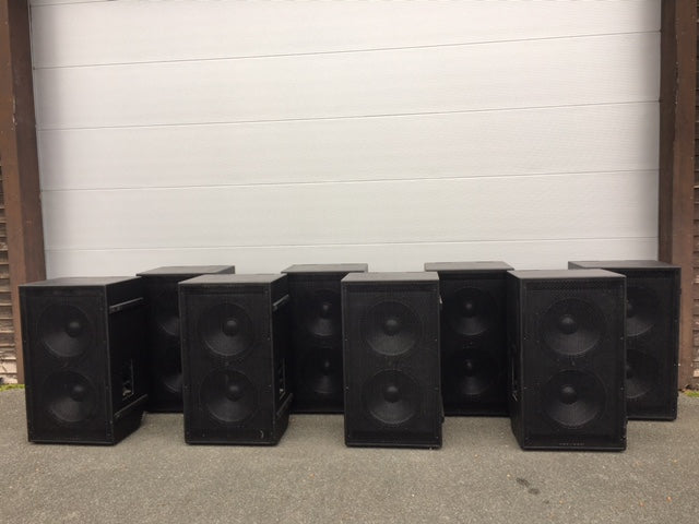 Hitec Audio HA218 Subwoofer Bundle – 6x Dual 18-inch