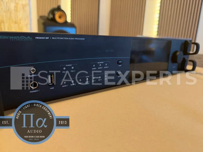 DirectOut Prodigy MP – Modular 64x64 Dante Audio Processor