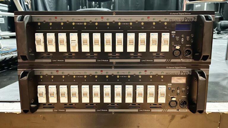 Pegasus Pro2 12ch Digital Dimmer – Stage Lighting Control