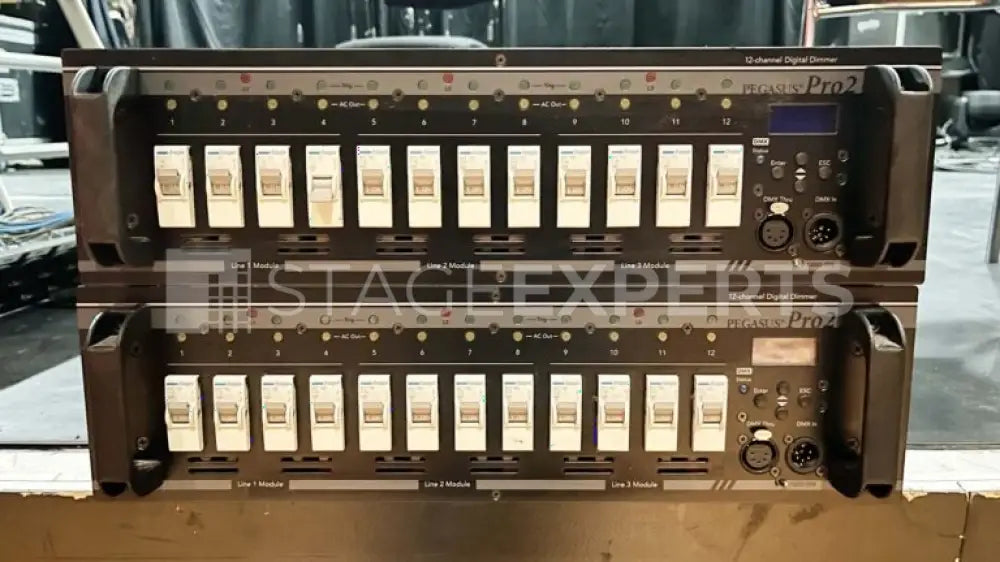 Pegasus Pro2 12‑Channel Digital Dimmer with DMX512 Control