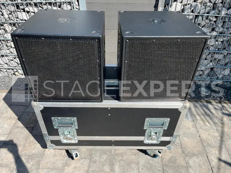 X!MAX BR112EX Subwoofers with 18Sound Drivers – Pair + Case