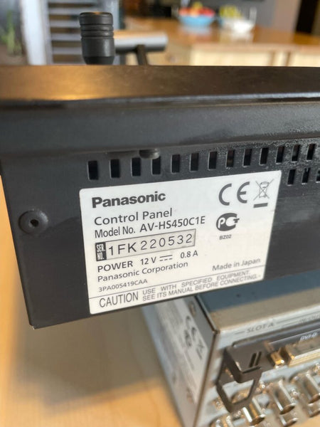 Panasonic AV-HS450 Broadcast Switcher Panel & Mainframe