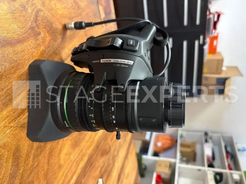 Fujinon LA16x8BRM-XB1A 4K B4 Broadcast Lens, 8–128mm