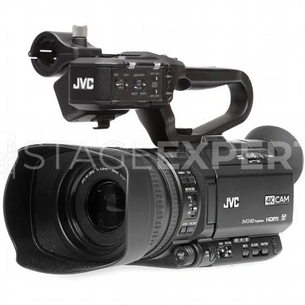 JVC GY-HM180 4K Camcorder with 3G-SDI & XLR Audio