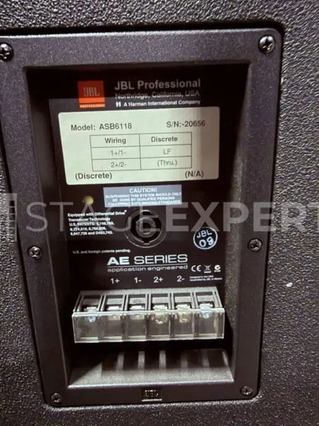 JBL AM4200/95 + ASB6118 2+2 Point‑Source System Bundle