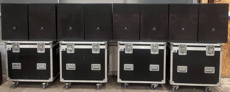 JBL VTX F15 Pair with Flightcase | Point Source Speakers