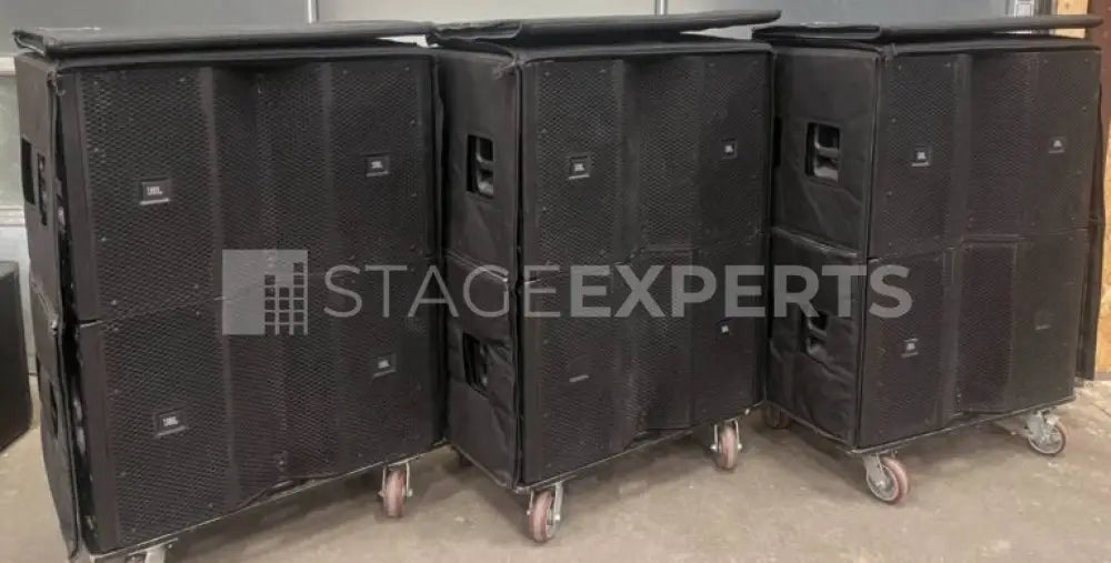 JBL VTX S25 Subwoofers (Pair) with Wheelboard & Covers