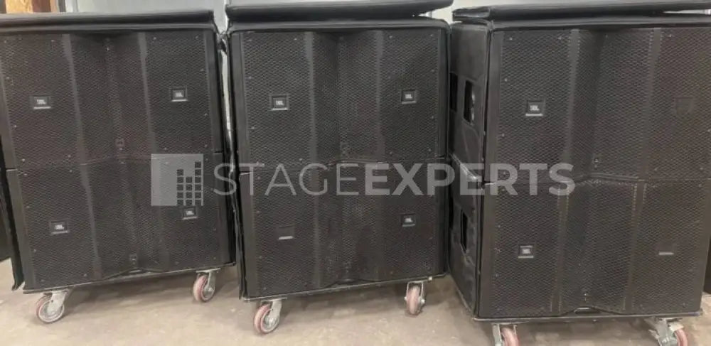 JBL VTX S25 Subwoofers (Pair) with Wheelboard & Covers