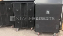 Load image into Gallery viewer, JBL VTX S25 Subwoofers (Pair) with Wheelboard &amp; Covers
