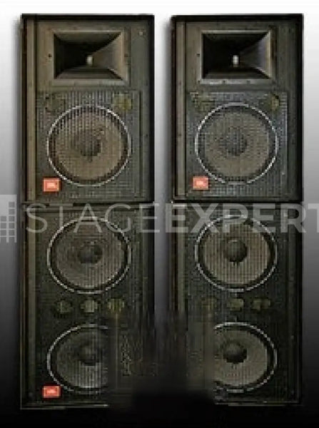 JBL SR Series II PA System – 4 Tops, 4 Double-15 Subs