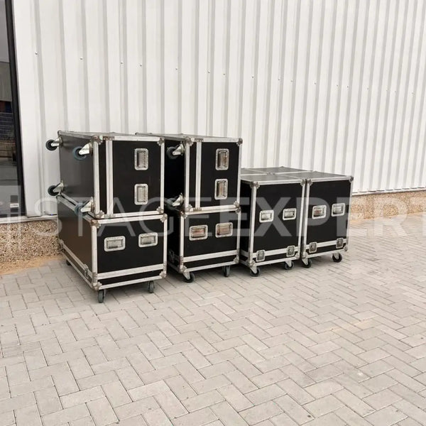 JBL P733/P746 Set with Crown Amplifier Rack – 8‑Box PA