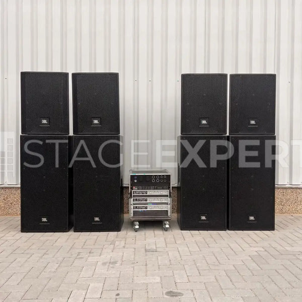 JBL P733/P746 System + Crown Amp Rack – Complete PA