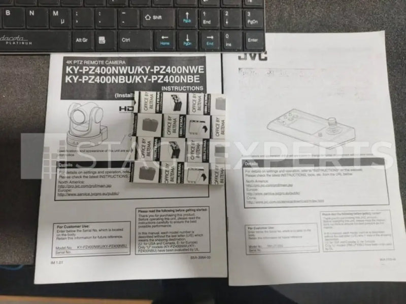 JVC RM-LP100 + 3x KY-PZ400NBE 4K PTZ Cameras Kit