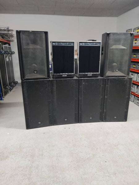 KV2 Audio K-RIG point source PA system with amps & subs