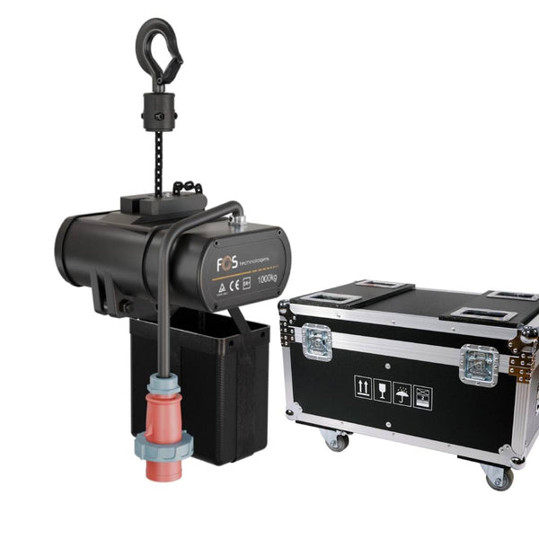 FOS KYRA 1000 D8+ Electric Chain Hoist Set with Flight Case