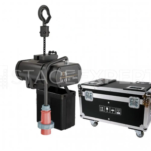 FOS KYRA 1000 D8+ Electric Chain Hoist Set with Flight Case