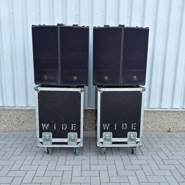 L-Acoustics ARCS Wide Pair – Set of 2 with Flightcase