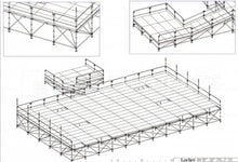 Load image into Gallery viewer, Prolyte MPT 12×10 Stage System – Turn‑Key Roof &amp; Layher
