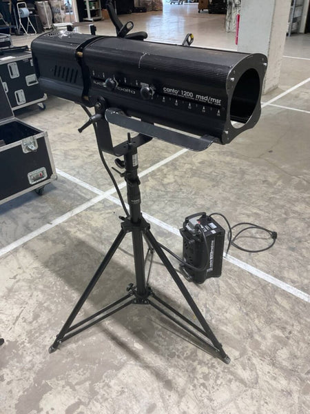 LDR Canto MSR1200 Followspot Bundle, Tripod Stand & Case