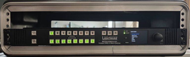 Lightware MX2-8x8-HDMI20-Audio 4K60 HDR Matrix Switcher