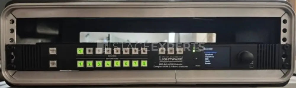 Lightware MX2-8x8-HDMI20-Audio 4K60 HDR Matrix Switcher