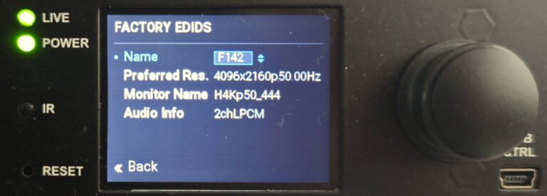Lightware MX2-8x8-HDMI20-Audio 4K60 HDR Matrix Switcher