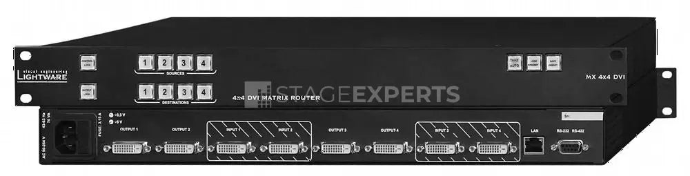 Lightware MX4x4DVI-DL 4x4 DVI Dual‑Link Matrix Switcher