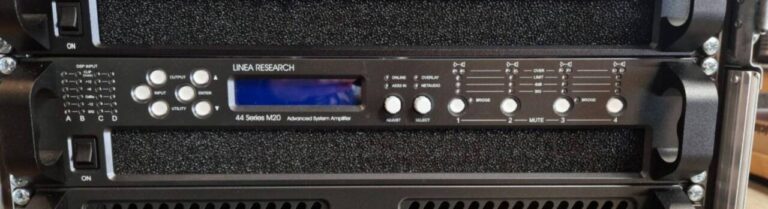 Linea Research 44 M20 System Amplifier | 96kHz DSP, Dante