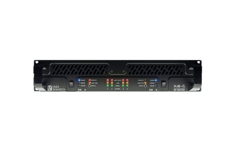 Linea Research XiB4 4‑Ch System Amplifier, 5000W RMS