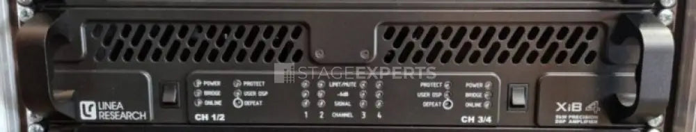 Linea Research XiB4 4‑Ch System Amplifier, 5000W RMS
