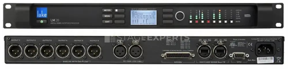 Lake LM 26 Audio Controller – Dante, AES3, Analogue I/O
