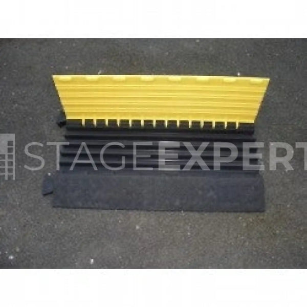 YELLOW CABLE 50x 5-Channel Cable Protectors, Straight Sections