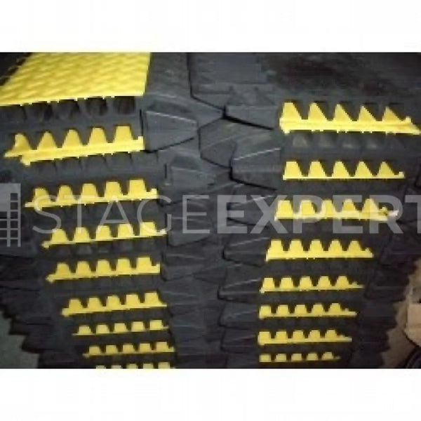 YELLOW CABLE 50x 5-Channel Cable Protectors, Straight Sections