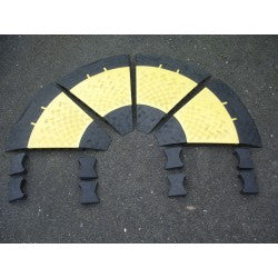 YELLOW CABLE 50x 5-Channel Cable Protectors, Straight Sections