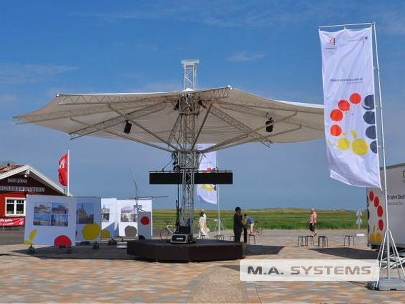 Umbrella Canopy 12 m – Special Construction Stage Cover