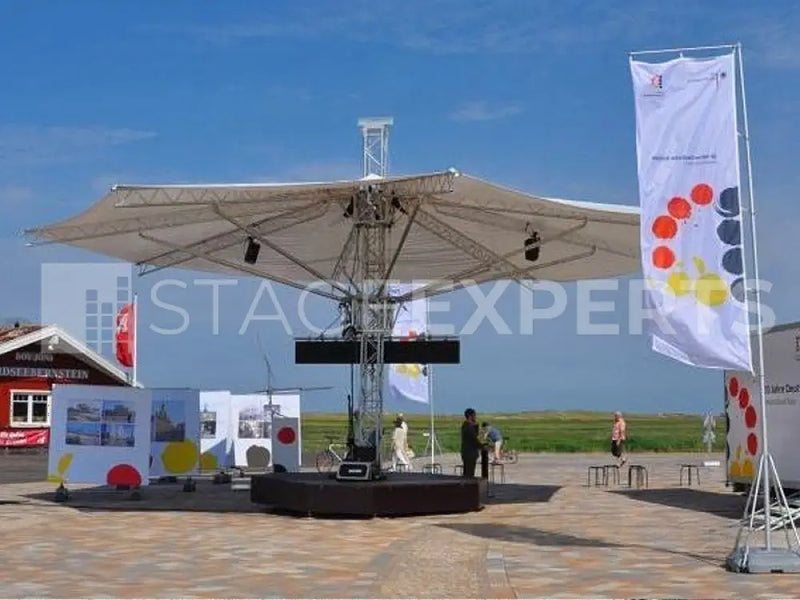 Umbrella Canopy 12 m stage cover – special construction